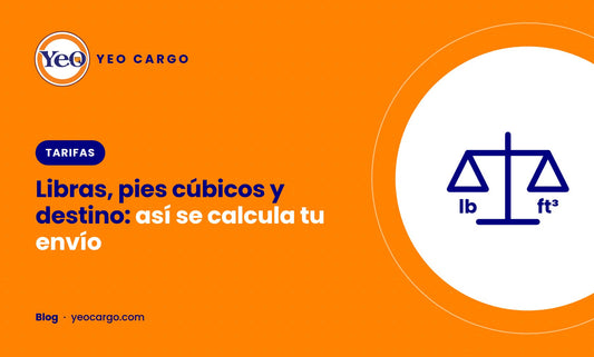 Tarifas, cotización y peso volumétrico: cómo se calcula tu envío | Yeo Cargo
