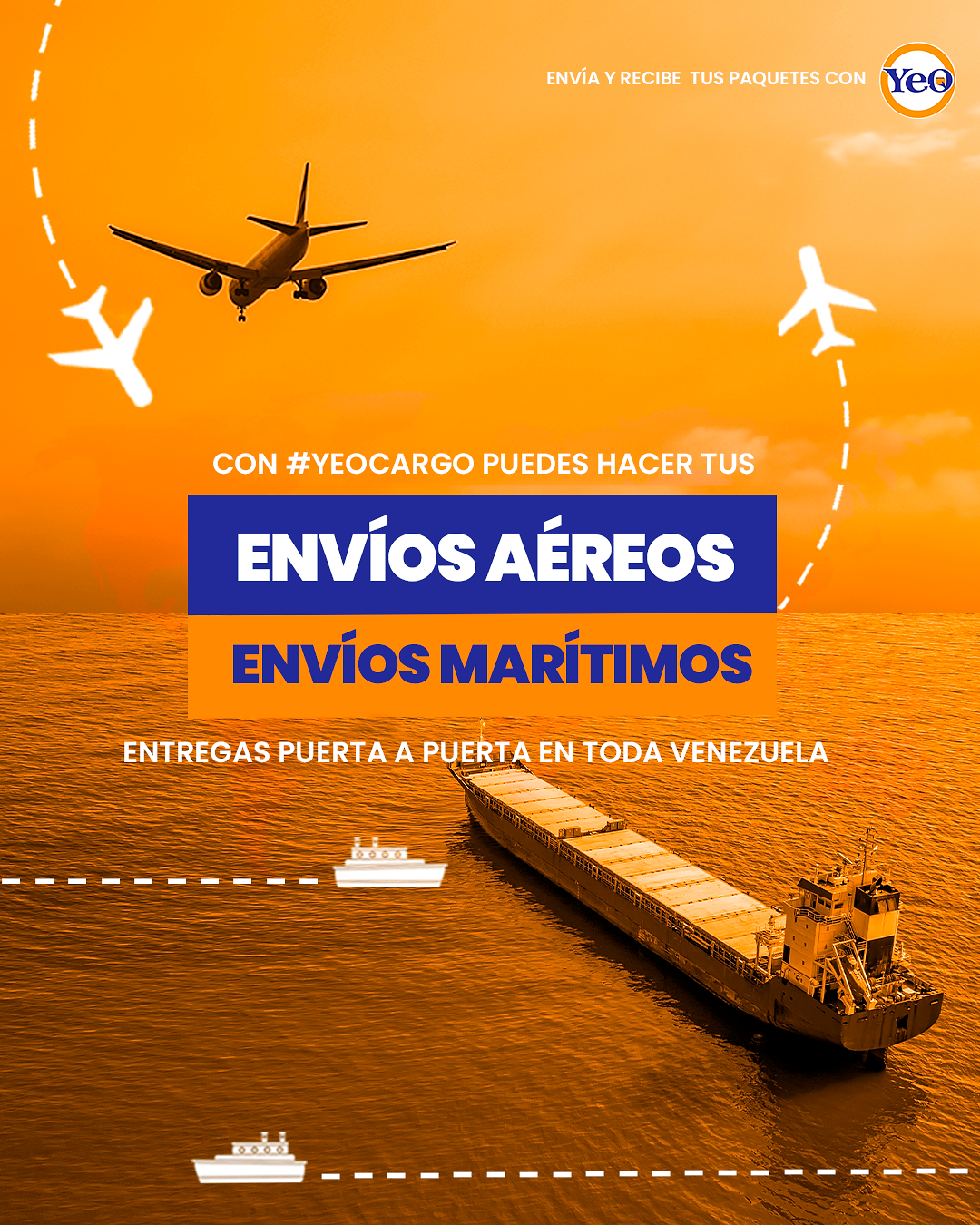 Envios aereos y maritimos a Puerta a Puerta a Venezuela